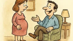 Vtip: Ona říká – Miláčku, jsem těhotná…