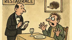 Vtip: Přijde pán do restaurace a číšník...