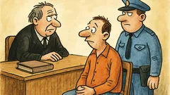 Vtip: U soudu. „Obžalovaný, proč jste...?“