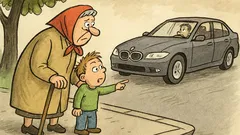 Vtip: Podívej, Martínku, to je brm brm…