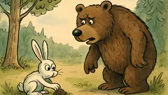 Vtip: Medvěd se ptá – Zajíci, co tam máš?