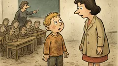 Vtip: Pepík povídá mamince o špinavém Mirkovi