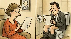 Vtip: Manžel je na služební cestě, manželka píše...