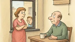 Vtip: Matka si stěžuje otci, že Horák kouká...