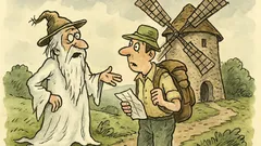 Vtip: Ptá se turista dědy u mlýna...