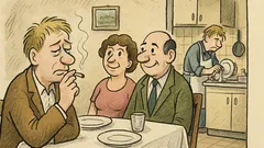 Vtip: Pan Marný po obědě říká...