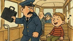 Vtip: Pepíček sedí v tramvaji a zpívá si