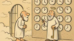 Vtip: Muž zemře a přijde do nebe…