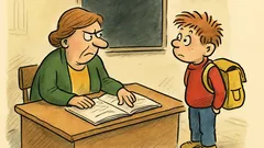 Vtip: Jde Pepíček do školy a...