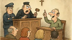 Vtip: Soudce hrozí vyhazovem ze síně...