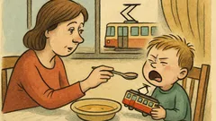 Vtip: Pepíček nechce jíst, maminka navrhne...