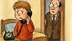 Vtip: Pepíček volá učiteli, že je nemocný...