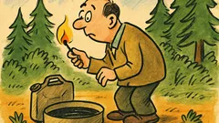 Vtip: Znám benzínovou studánku, kde naftový je les