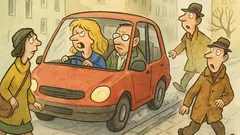 Vtip: Blondýnka řídí auto a stěžuje si…