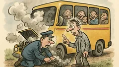 Vtip: Řidič veze autobus plný bláznů...