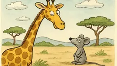 Vtip: Potká se žirafa s myškou...