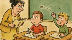 Vtip: Poznámka v žákovské – Jiří nemá gumu