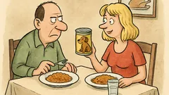 Vtip: Muž se ptá blondýny u večeře