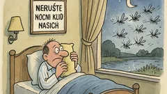 Vtip: V hotelu visí nápis – Nerušte noční klid...