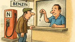 Vtip: Zastaví řidič na benzínce a...