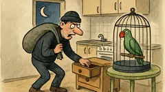 Vtip: Zloděj v bytě slyší 'Ježíš tě vidí!'