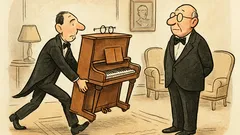 Vtip: „Jeane, přineste mi klavír…“