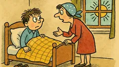 Vtip: Pepíček první den ve škole...