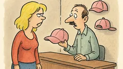 Vtip: Blondýnka si kupuje kšiltovku...