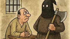 Vtip: Odsouzenec v cele smrti se ptá kata