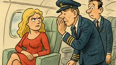 Vtip: Chlápek v letadle vejde do první třídy...