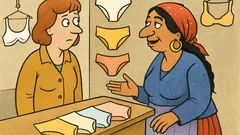 Vtip: Jde cikánka do obchodu se spodním...