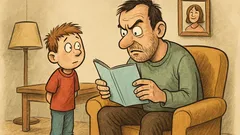 Vtip: Přijde Pepíček domů a tatínek se ptá…