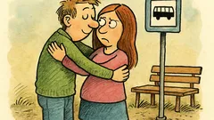 Vtip: Kluk objímá dívku a šeptá jí...