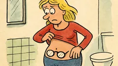 Vtip: Víte, proč má blondýna na břiše...