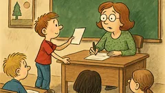 Vtip: Paní učitelka zadala domácí úkol…