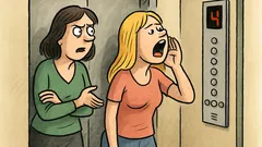 Vtip: Blondýna s brunetkou uvízly ve výtahu