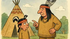 Vtip: Přijde malý indián za náčelníkem...