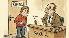 Vtip: Omluvte prosím mého syna, bolí ho…